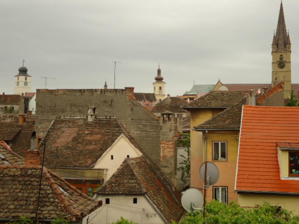 Pensiunea Cocosul Rosu Sibiu Esterno foto