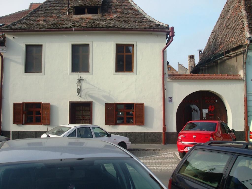 Pensiunea Cocosul Rosu Sibiu Esterno foto